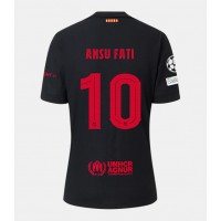 Camiseta Barcelona Ansu Fati #10 Visitante Equipación 2024-25 manga corta